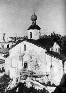 Церковь Параскевы-Пятницы до реконструкции. Фотография 1940-х годов