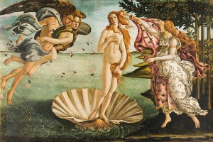 Color Enhanced Print of 1469 Sandro Botticelli - The Birth of Venus 5w